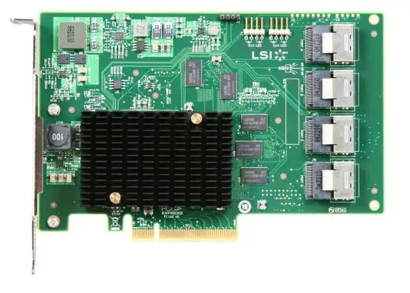 RaidStorage Avago LSI SAS 9201 16I LSI00244 Оригинальный Новый 16 портовый HBA jino SFF8087 Mini 6 ГБ PCI E 2 0 X8