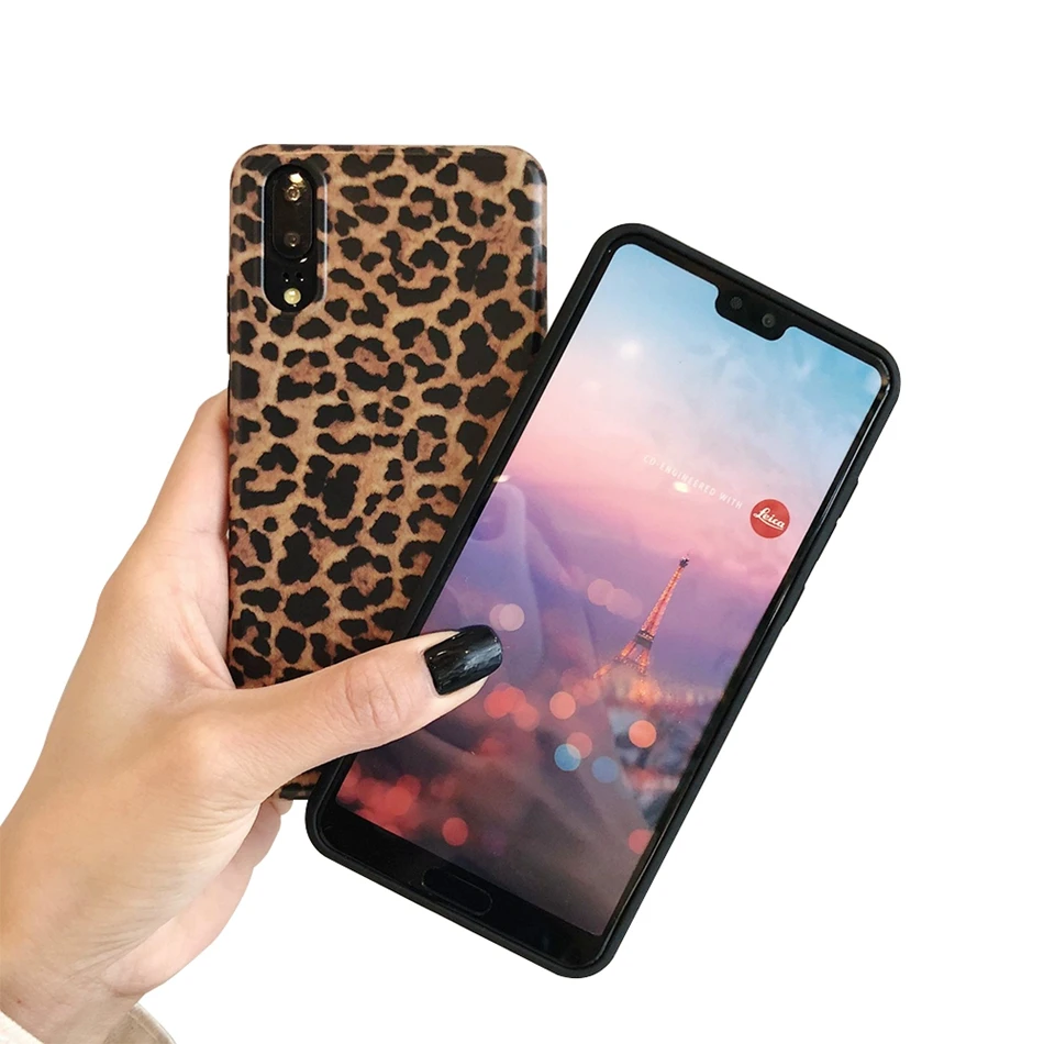Сексуальные Леопардовый чехол для телефона samsung Galaxy Note 9 8 S8 S9 плюс крышка кремния