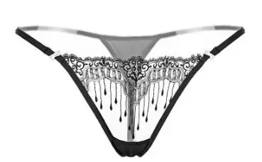 2153 black Xgravity Female Sexy Underwear Sexy Thongs Temptation Charming Women's Low Waist Shorts Sexy Girls T Lace Underpants Lady A057 - Цвет: 2153 black