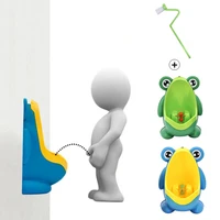 new arrival baby boy potty toilet training frog children stand vertical urinal boys penico pee infant toddler wall mounted