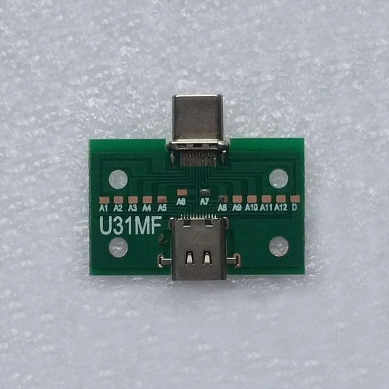 2 шт. тестовая Плата USB 3.1 type C папа мама|connector female|type c cconnector male female |