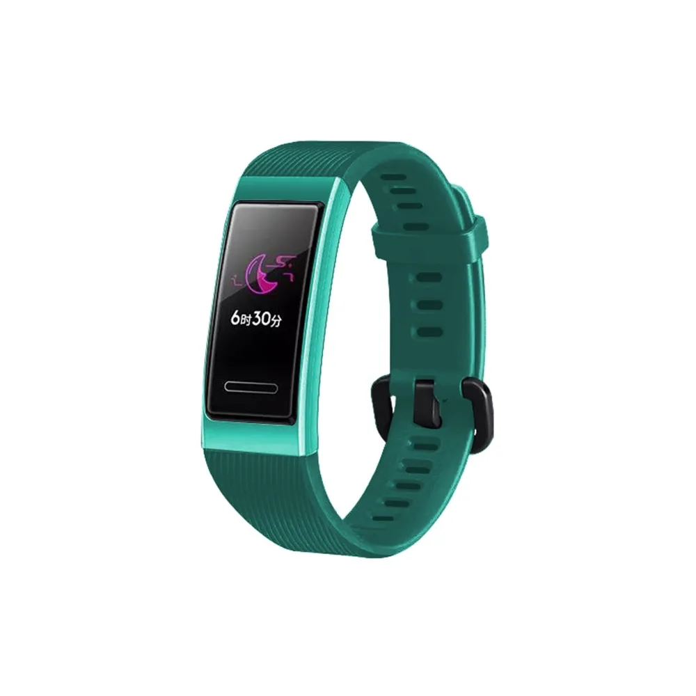 Grass green Силиконовый ремешок для huawei Band 3 Pro сменный ремешок для смарт-часов браслет ремешок для часов аксессуары для huawei Band 3 Pro ремни - Цвет: Grass green