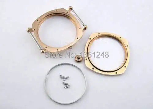 44 мм часы с покрытием из розового золота чехол SS fit eta 6498 6497 eat Move 13|watch fabric|movementwatch