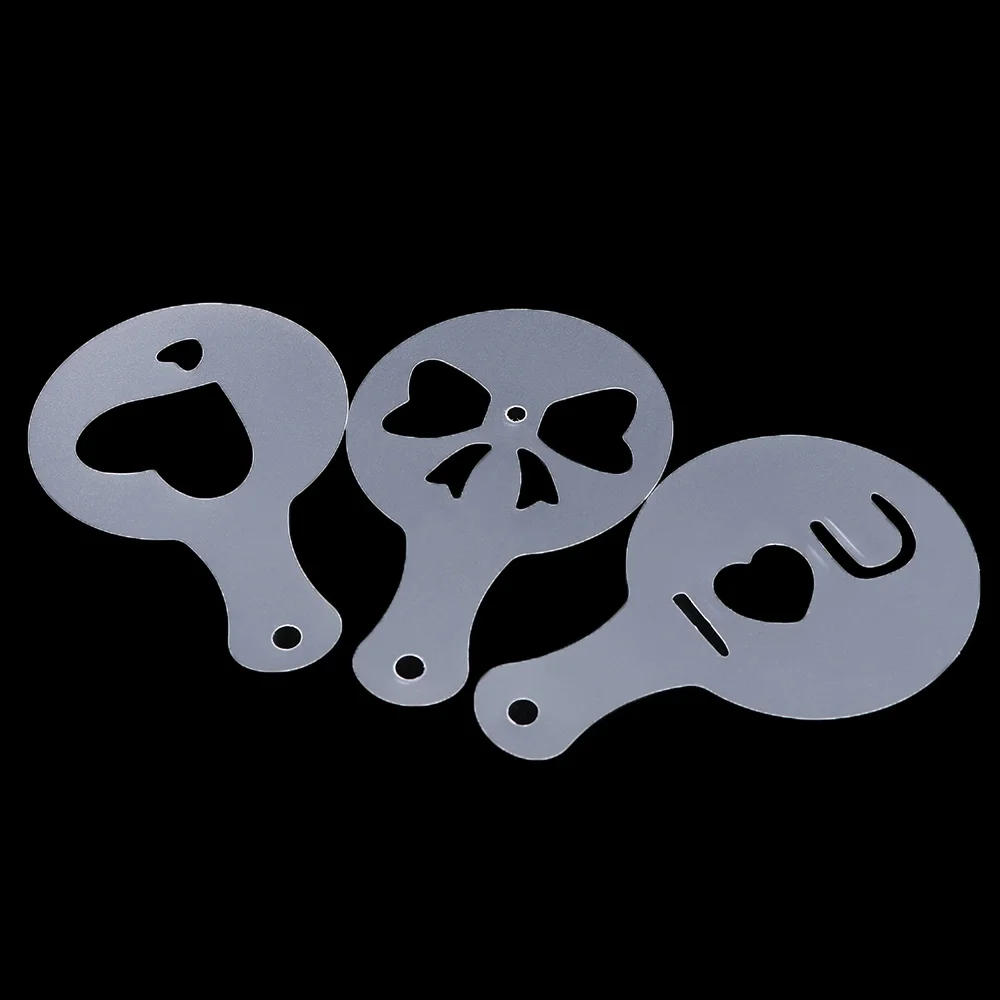 16 шт./компл. Кофе латте вытягивающийся цветок пресс форма для капучино Barista арт