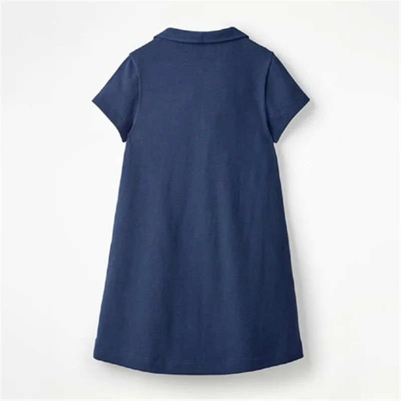 Little Maven 2019 Summer New Short sleeveKids Girls Clothes Children kids girl Horse Riding Embroidery dress Dresses 2-7 Years | Детская