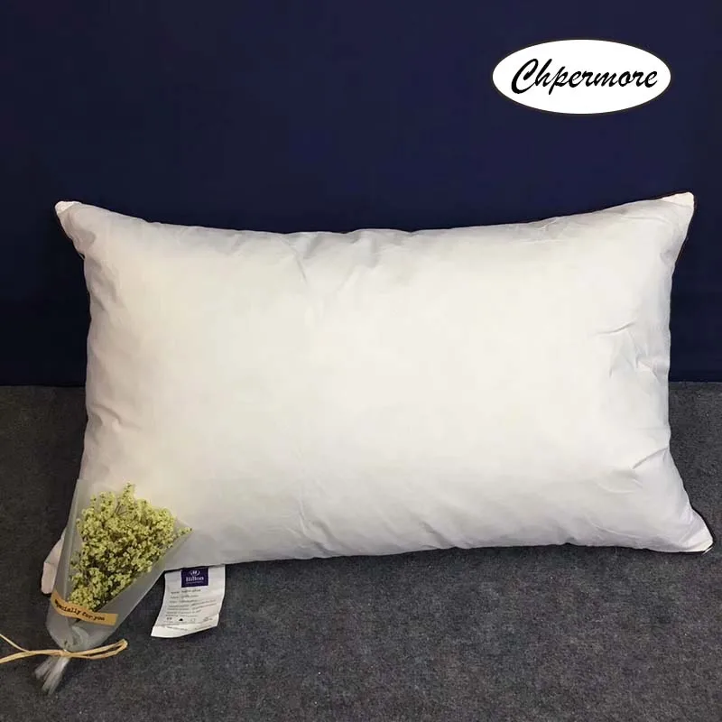 Chpermore Five star Hotel White Goose Down/feather Pillow Orthopedic Neck Pillows Health Memory Pillow for Sleeping