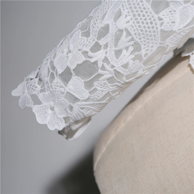 Новое поступление Для женщин кружева куртка свадебное Bolreo Обёрточная бумага