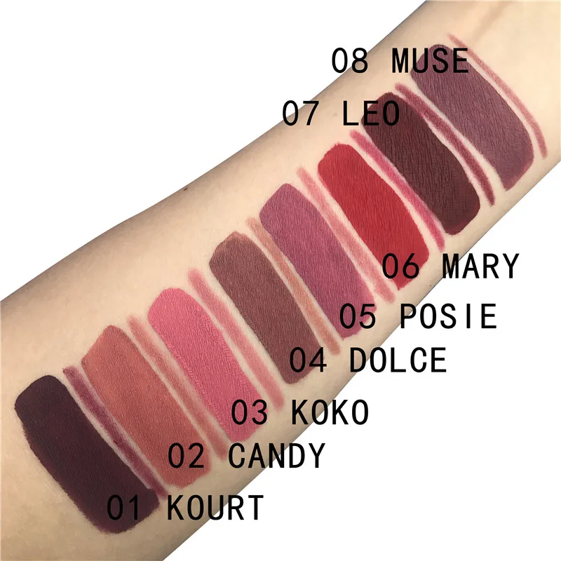 Бренд бутон K жидкая матовая губная помада карандаш для губ стойкий макияж