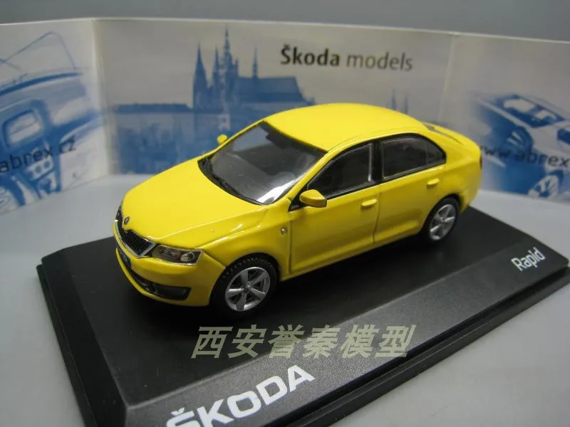 ABREX 1:43 S KODA RAPLD сплав модель автомобиля литья под давлением металлические игрушки подарок на день рождения для детей мальчик