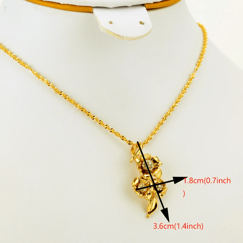 Женская цепочка с подвеской в виде эфиопского цветка | Украшения и аксессуары