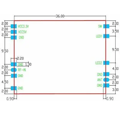 XQ 02A 2 4G 2W двухполосный Wifi двунаправленный усилитель сигнала Boost модуль Авто