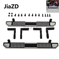 2pcs cnc alloy trx4 metal pedal side board for 110 rc crawler traxxas trx 4 trx 4 upgrade parts free shipping zxz