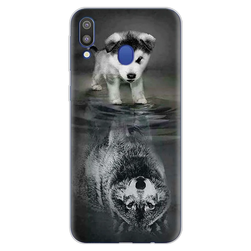 goulang Волк чехол из термопластичного полиуретана для samsung Galaxy A10 A30 A50 M20 M10 M30 Note 8 9 4 5 A5 A6 A7 A8 A9 S8 S9 S10 плюс чехол Чехол - Цвет: goulang