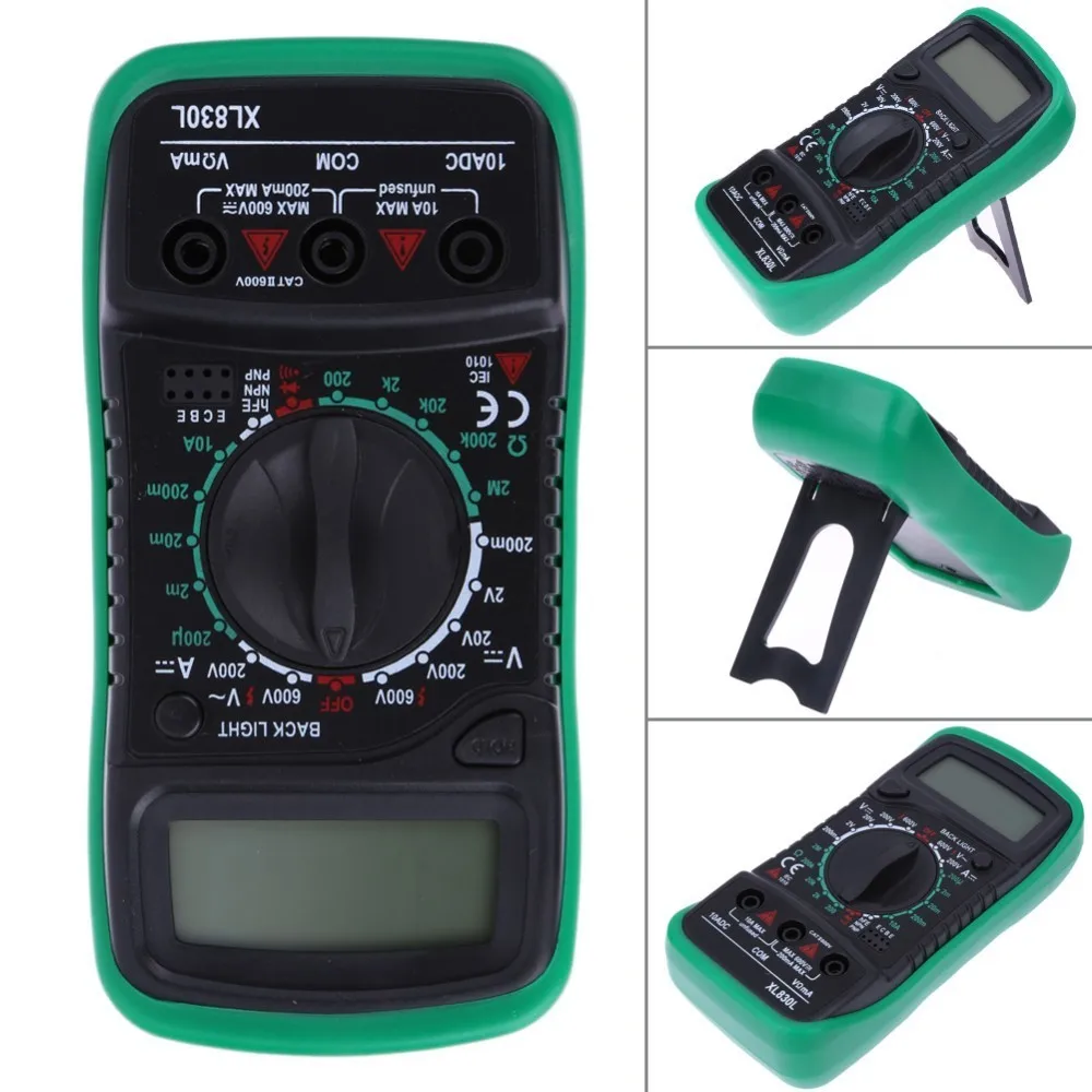 ANENG Xl830l Digital Multimeter Voltmeter Ammeter AC DC OHM Volt Tester LCD Test Current Overload Protection NEW | Инструменты