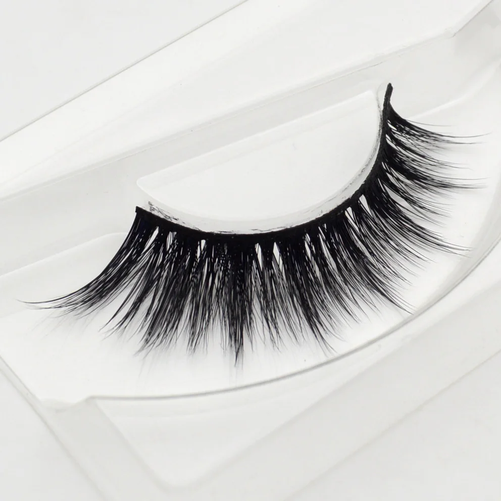 Visofree красивые норковые ресницы 3D накладные пачкающие перекрещивающиеся