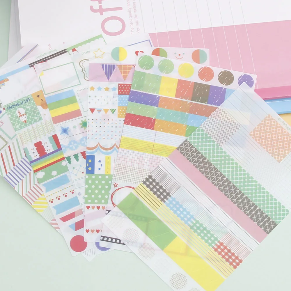 Новая простая жизнь бумажная наклейка календарь записки дневник планировщик