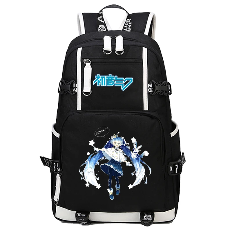 Аниме VOCALOID Hatsune рюкзак с Miku Scholl сумки для книг сумка для работы и отдыха модная сумка на плечо для ноутбука подарок