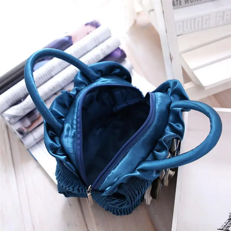 Портативная повседневная женская сумка с цветочным украшением маленькая