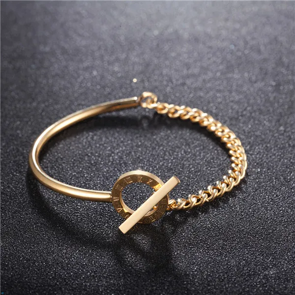 Gold Color ZINDOV, браслет для женщин, роскошный бренд, золото, розовое золото, серебро, нержавеющая сталь, модные украшения,, браслет, браслеты для женщин - Окраска металла: Gold Color