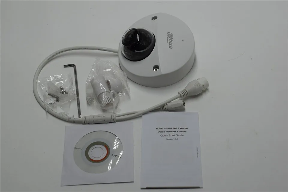 Dahua оригинальный английский Versio 4MP ip камера IK10 IP67 Встроенный микрофон слот для