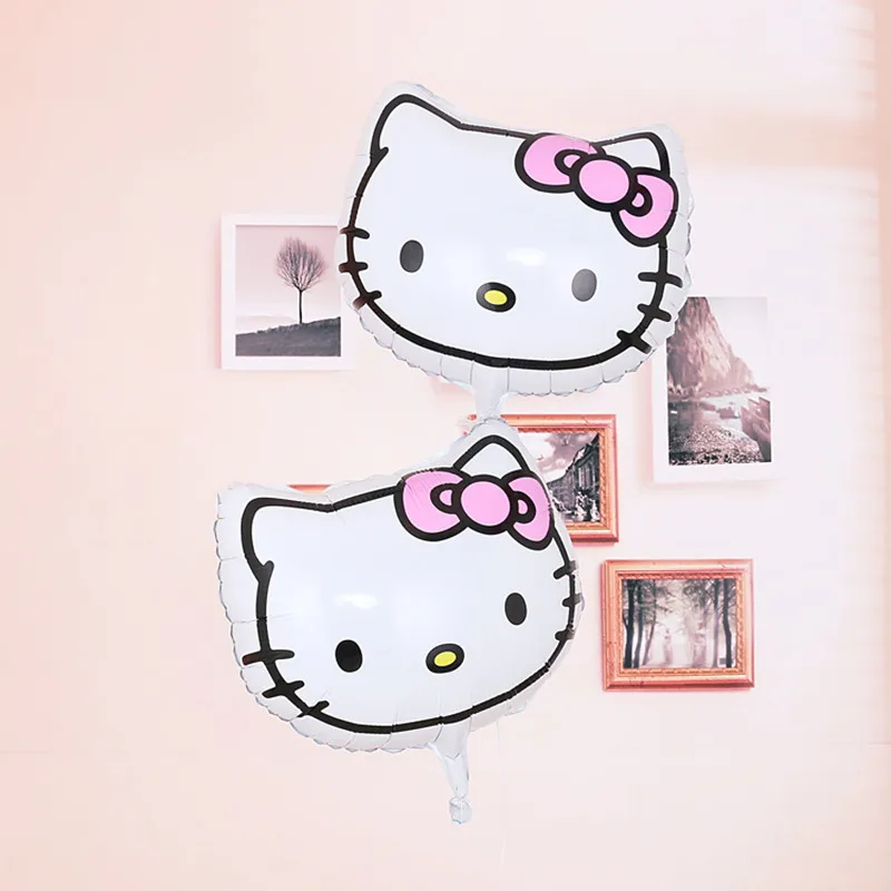 50 шт. воздушные шары hello kitty голова кота из мультфильма воздушный шар