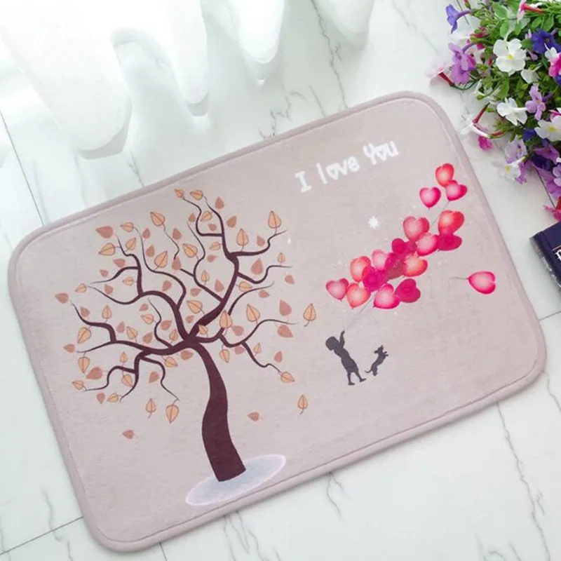 Новинка коврик Губка на День святого Валентина креативный подарок фланелевый