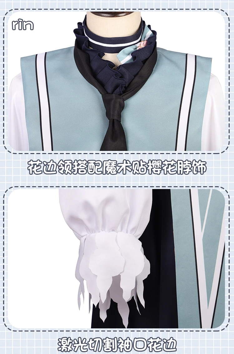 CosplayLove на заказ Vocaloid Kagamine Rin Kagamine Len Sakura Весенняя форма косплей костюм на Хэллоуин Рождество