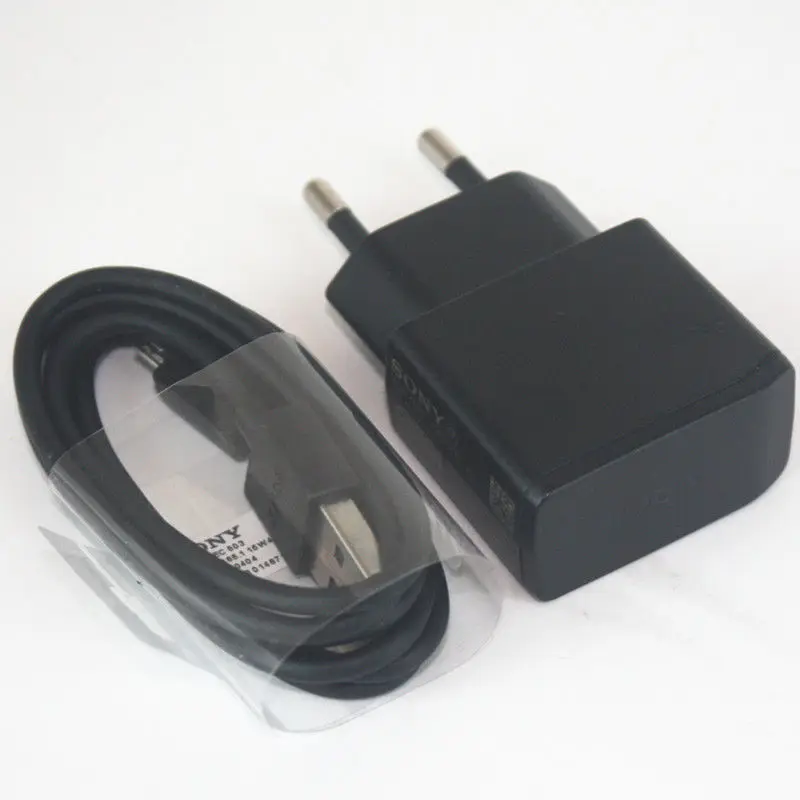 Оригинальное зарядное устройство Sony EP800 EU + EC803 USB кабель для Xperia Z X XA Z2 Z3 X10|wall charger|eu
