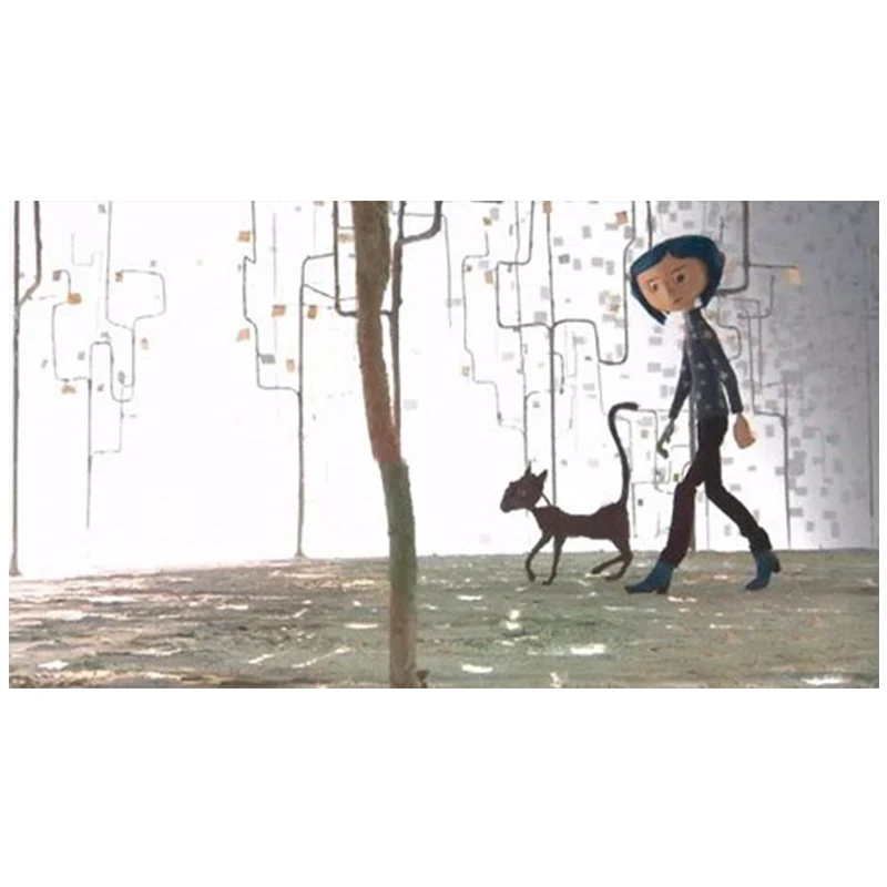 Бургундия Аниме постеры coraline модульные картины DIY картина маслом по номерам настенные художественные холст картины украшения спальни - Цвет: Бургундия
