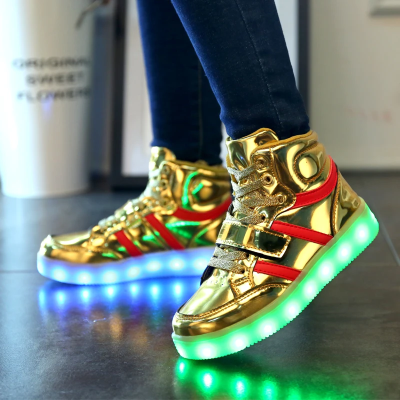 Светящиеся кроссовки со светодиодной подсветкой Размеры 25 36|children lighting shoes|shoes