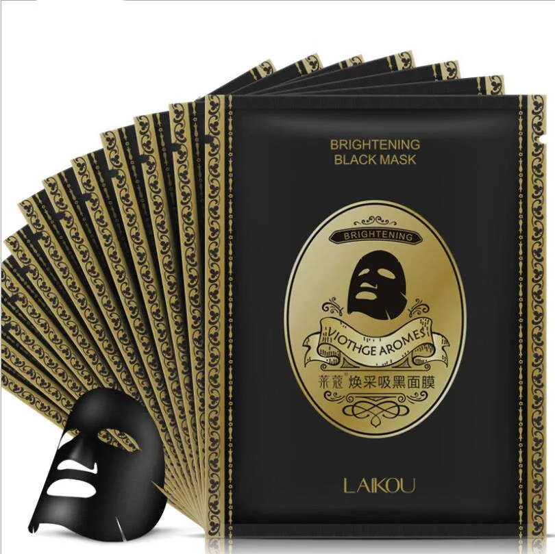 Осветляющая черная маска экстракт портулака трехоза бамбуковый