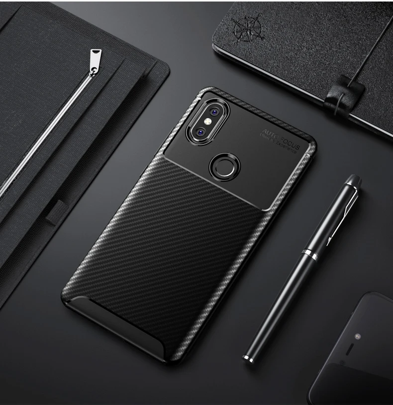 Чехол для Redmi Note 5 армированный силиконовый бампер Противоударная задняя крышка