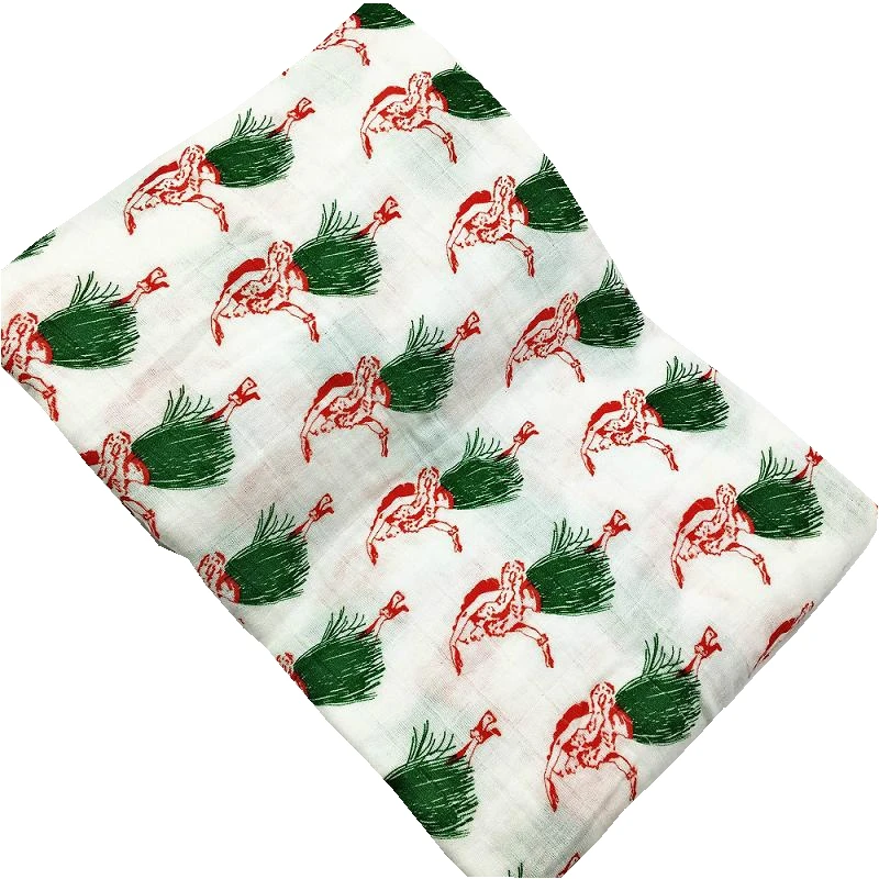 Муслиновое одеяло для новорожденных 100% хлопок мягкое дышащее