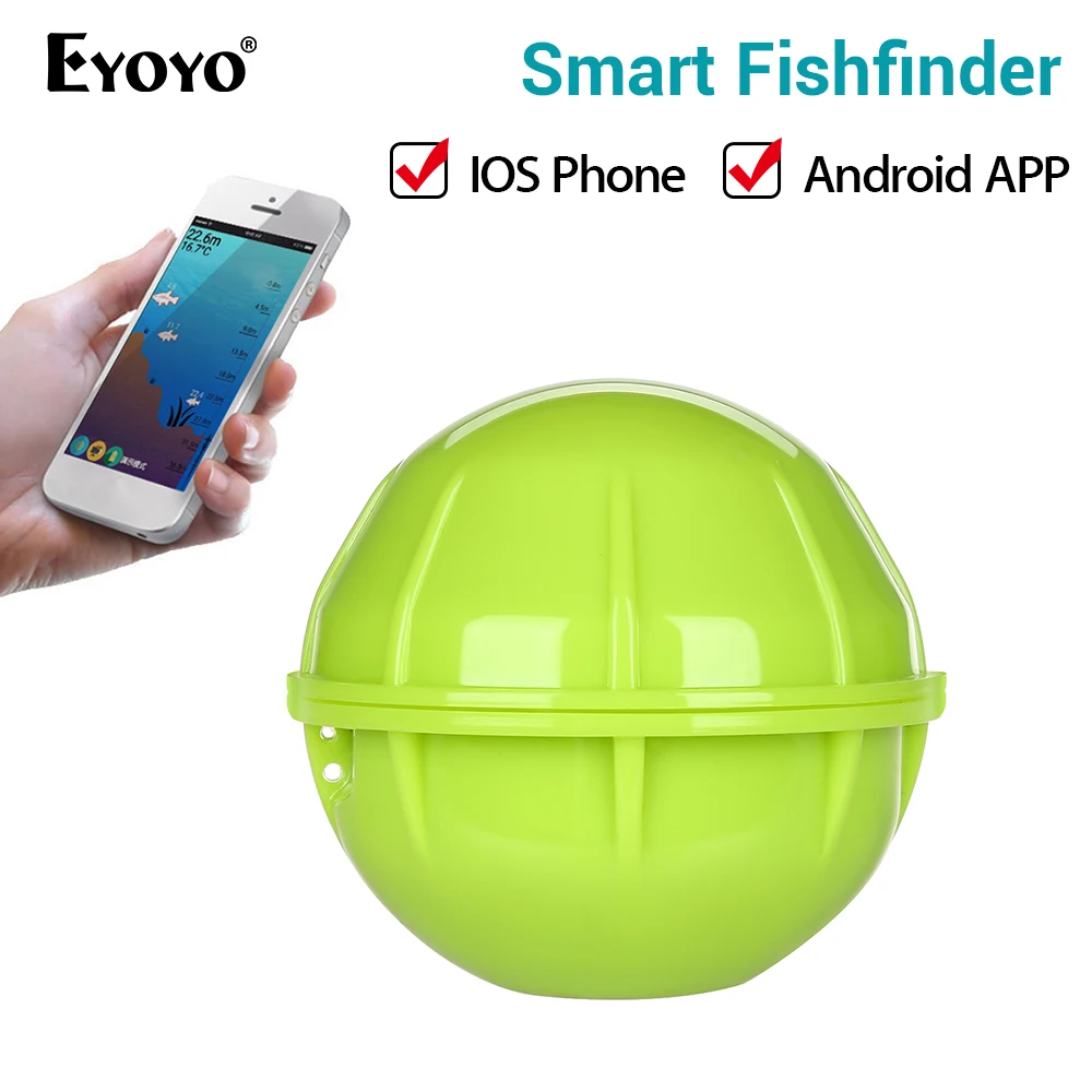 Eyoyo E1 эхолот беспроводной рыболокатор глубина морского озера обнаружение рыбы