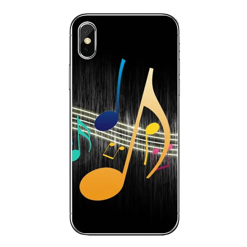 Силиконовый чехол-сумка для huawei P20 Lite Nova 2i 3i 3 GR3 Y6 Pro Y7 Y8 Y9 Prime 2018 2019 музыкальные ноты
