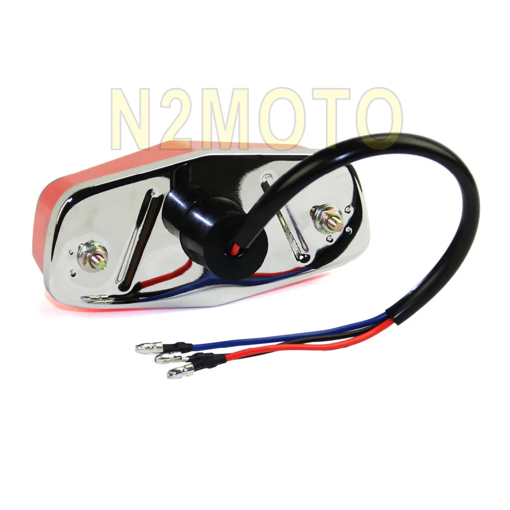 Универсальный фонарь для мотоцикла Lucas 12 В тип лампы стоп сигнал Harley Bobber Chopper кафе