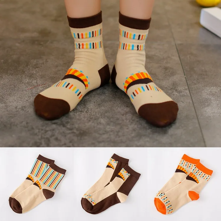10Pairs/Lot A074 socks wholesale new square wave Shutiao Korea clown series of cotton | Женская одежда