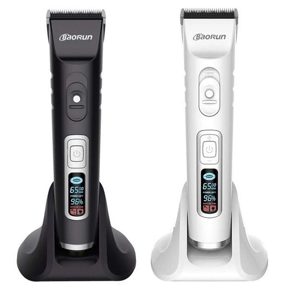 BaoRun A10S Hair Clippers Men Barber Professional Full Set Electric Trimmer Beard Razor Titanium Cutter LCD Haircut Machine | Бытовая