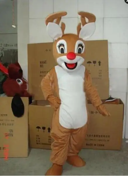 2016 год горячий продавать олень взрослый костюм талисмана Необычные платья