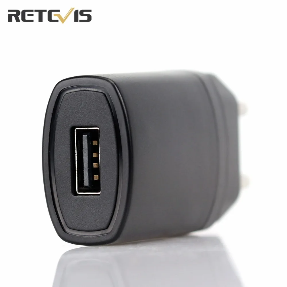 Retevis 5 в 1A USB адаптер зарядное устройство Универсальное Однопортовый рация