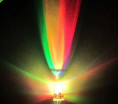 1000 шт. F3 3 мм RGB светодиодный Диод красный зеленый синий медленная вспышка