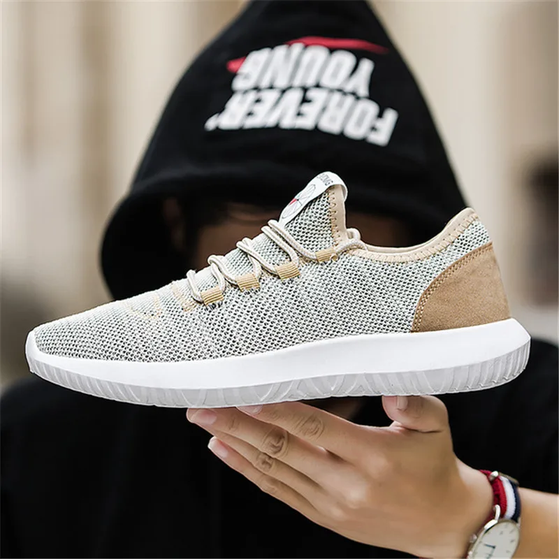 Big Size Mesh Men Casual Shoes Lac Lightweight Comfortable Breathable outdoor Walking Sneakers Tenis Feminino Zapatos | Обувь