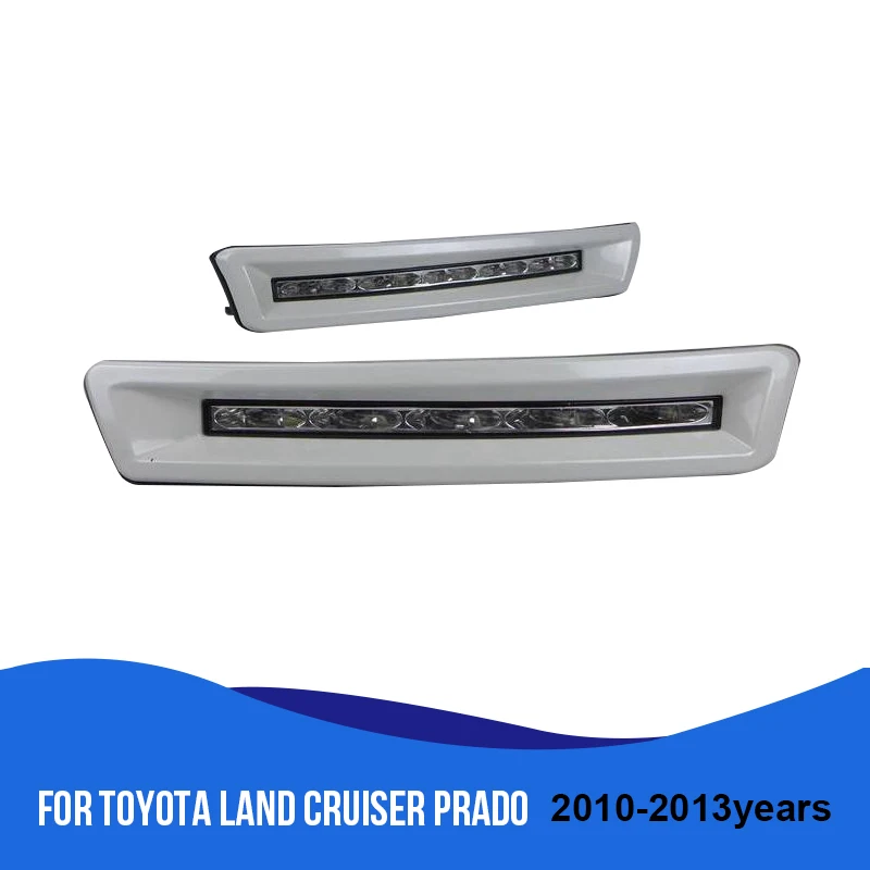 ROADOT светодиодный DRL для Toyota Land Cruiser Prado 2700/4000 FJ150 LC150 2010 2013 дневной ходовой