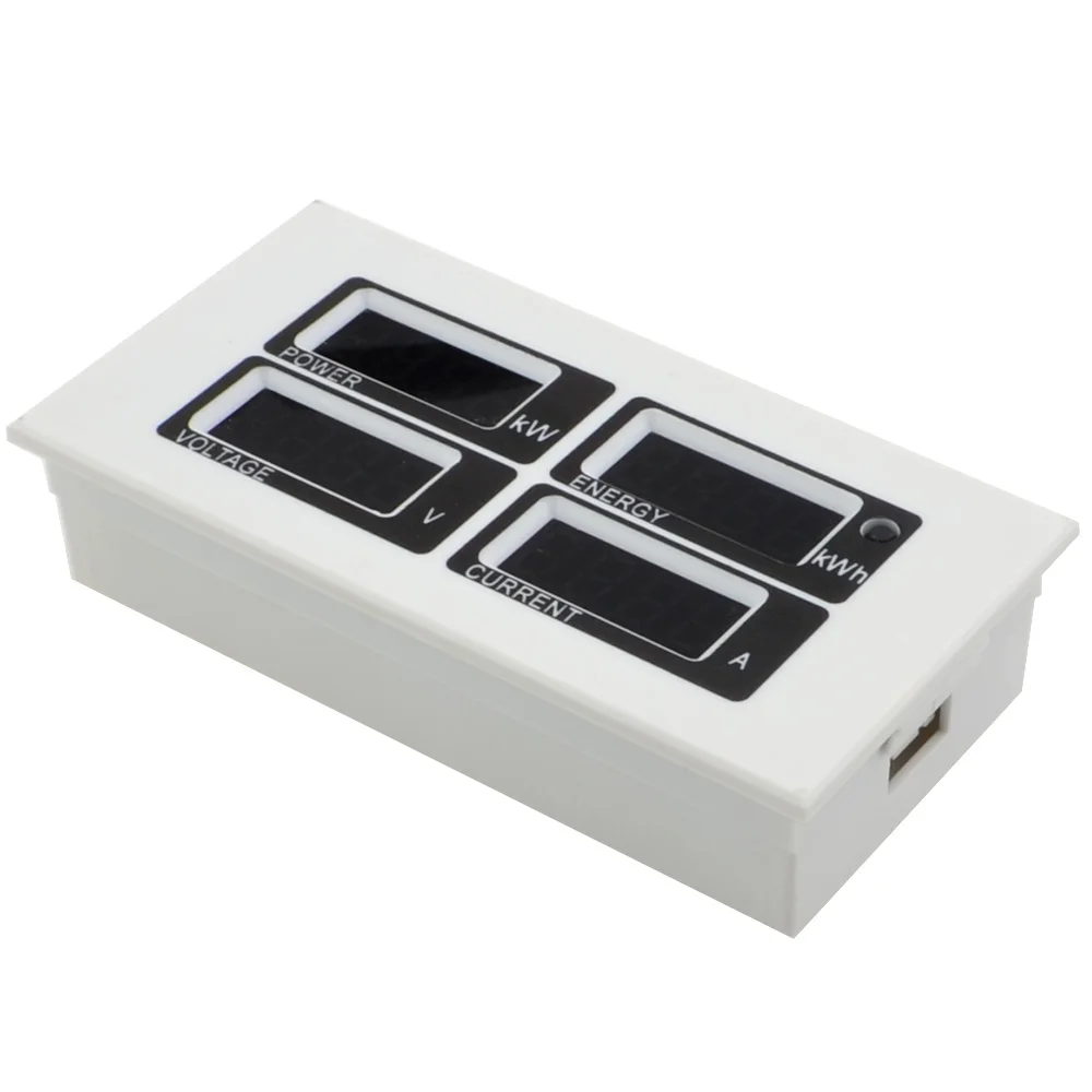 AC80-260V 100A измеритель мощности монитор вольтметр Амперметр счетчик энергии с функцией последовательной связи 12002352