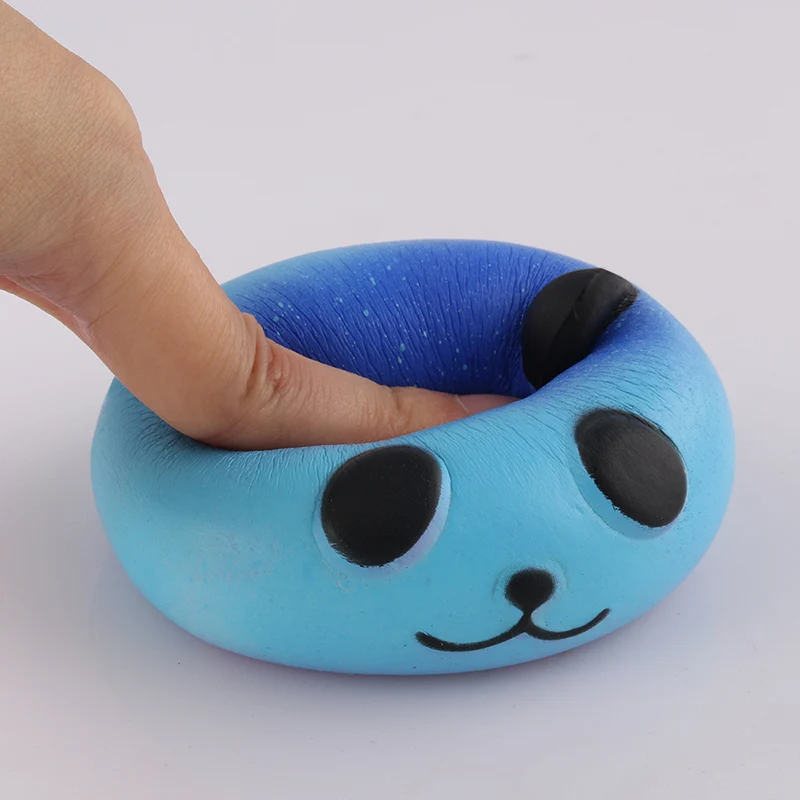 Kawaii Galaxy крем с голубой пандой ароматизированный Jumbo мягкое медленное нарастающее