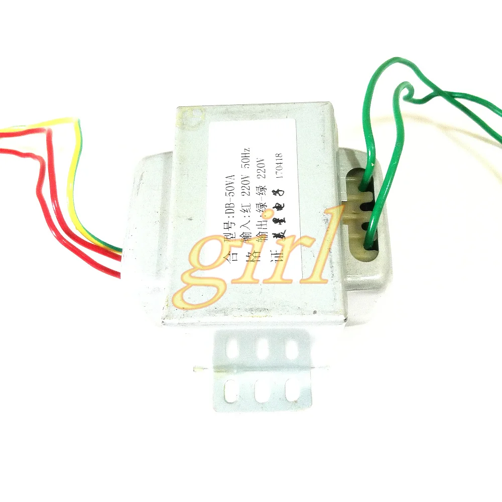Изоляционный трансформатор EI66 Φ 50W 220V до 1:1 безопасная изоляция защита от