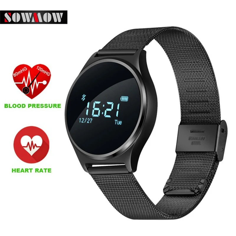Sowmow M7 Смарт часы Приборы для измерения артериального давления сердечного ритма