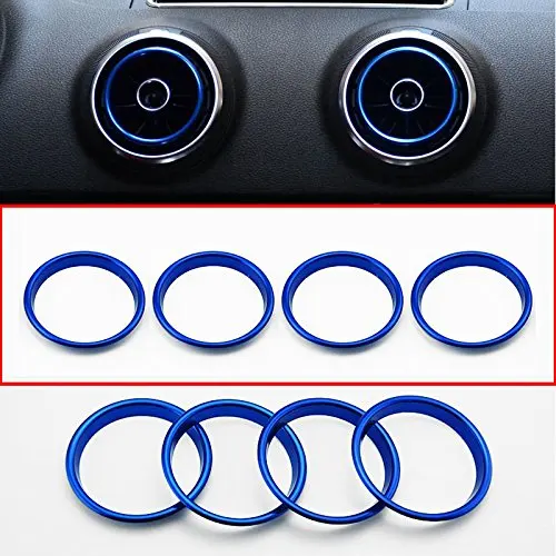 4 шт. синяя Передняя панель управления Консоль вентиляционное отверстие кольцо