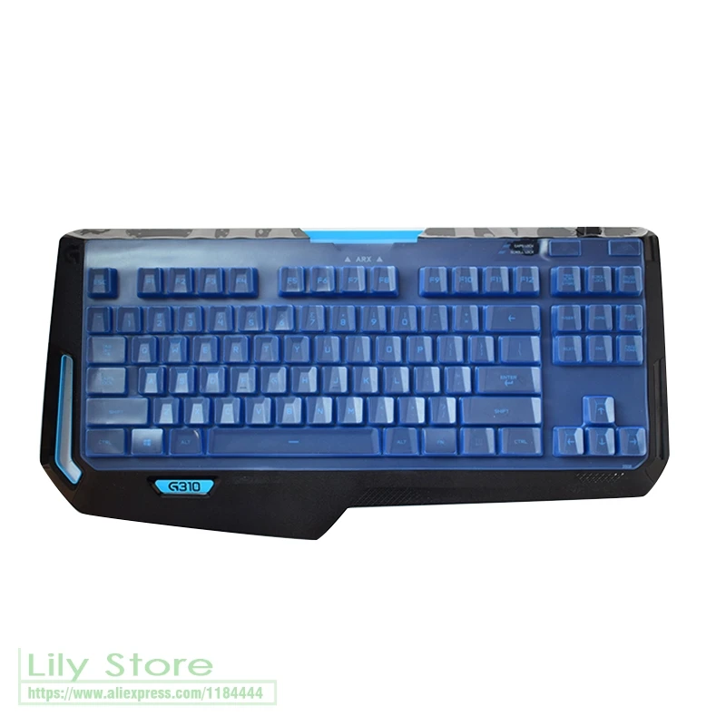 Защитная пленка для механической клавиатуры Logitech G310 87 клавиш игровая офисная