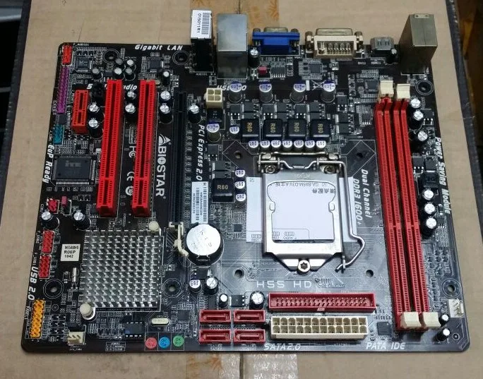 1156 H55 материнская плата Б/у оригинальная BIOSTAR HD LAG1156 SATA2|sata2| |